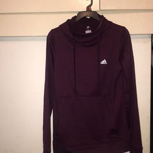 Super cute adidas hoodie plum color